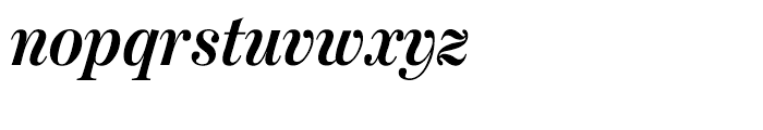 Moderno FB Condensed Bold Italic Font LOWERCASE