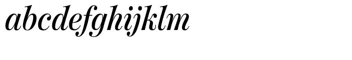 Moderno FB Condensed Semibold Italic Font LOWERCASE
