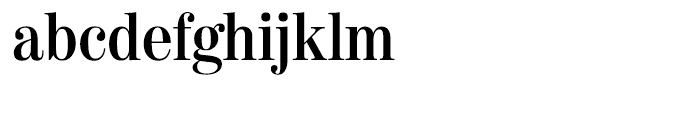 Moderno FB Condensed Semibold Font LOWERCASE