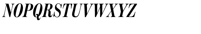 Moderno FB Extra Condensed Bold Italic Font UPPERCASE