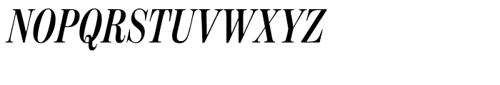 Moderno FB Extra Condensed Sembold Italic Font UPPERCASE