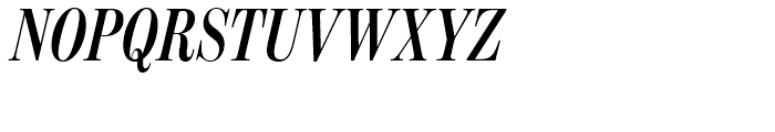 Moderno FB Extra Condensed Semi Bold Italic Font UPPERCASE