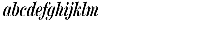 Moderno FB Extra Condensed Semi Bold Italic Font LOWERCASE