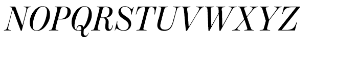 Moderno FB Regular Italic Font UPPERCASE