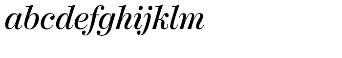 Moderno FB Semibold Italic Font LOWERCASE