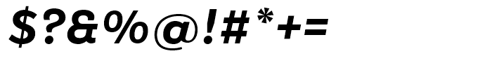 Modica SemiBold Italic Font OTHER CHARS