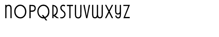 Modified Gothic Regular Font UPPERCASE