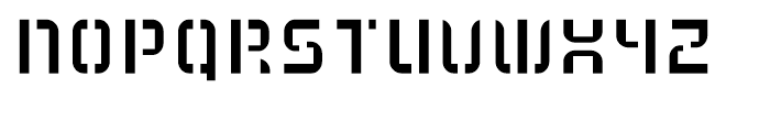 Modsten Regular Font UPPERCASE