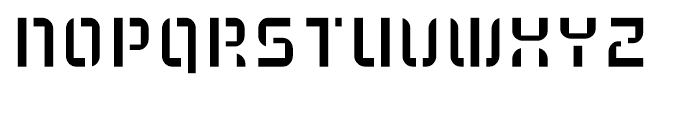 Modsten Regular Font LOWERCASE