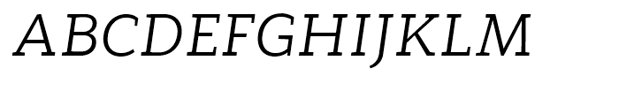 Modum Italic Font UPPERCASE