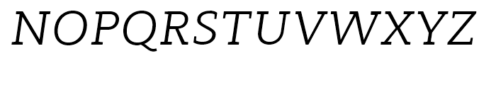 Modum Italic Font UPPERCASE