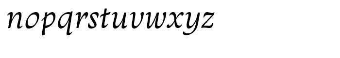 Monarcha Book Italic Font LOWERCASE