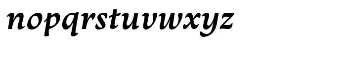 Monarcha Semi Bold Italic Font LOWERCASE