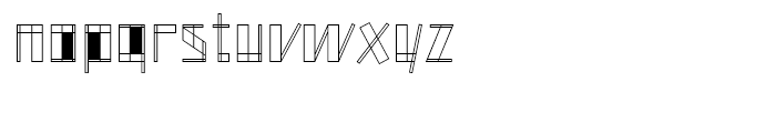 Mond Two Font LOWERCASE