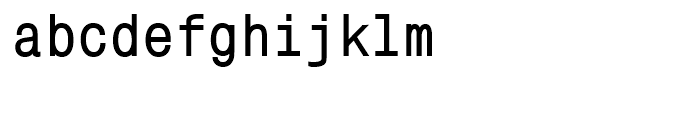 MonoCondensed Bold Font LOWERCASE