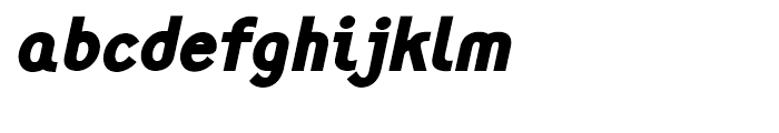 Monolith Sans Black Italic Font LOWERCASE