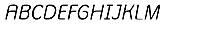 Monolith Sans Light Italic Font UPPERCASE