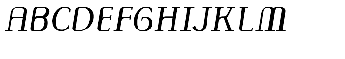 MonolithRoman Italic Swashes Font UPPERCASE