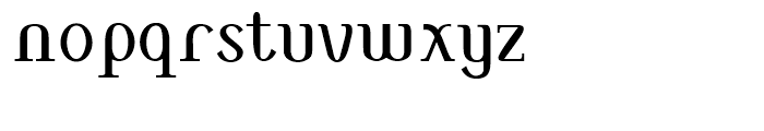 MonolithRoman Normal Font LOWERCASE