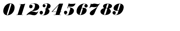 Monotype Bodoni Black Italic Font OTHER CHARS