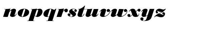 Monotype Bodoni Black Italic Font LOWERCASE