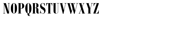 Monotype Bodoni Bold Condensed Font UPPERCASE