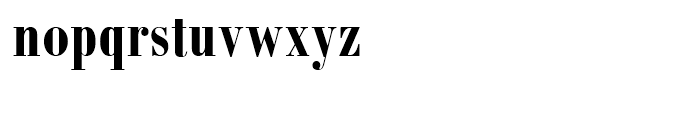 Monotype Bodoni Bold Condensed Font LOWERCASE
