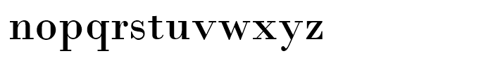 Monotype Bodoni Roman Font LOWERCASE