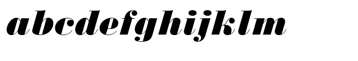 Monotype Bodoni Ultra Bold Italic Font LOWERCASE