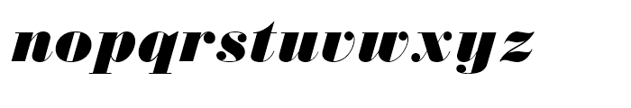 Monotype Bodoni Ultra Bold Italic Font LOWERCASE