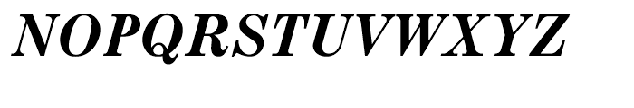 Monotype Century Bold Italic Font UPPERCASE