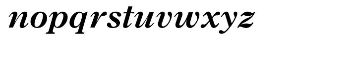 Monotype Century Old Style Bold Italic Font LOWERCASE