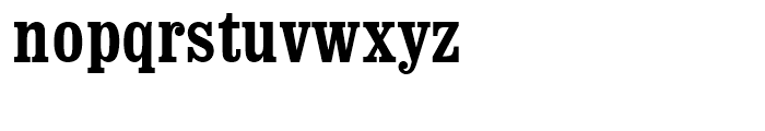 Monotype Clarendon Condensed Font LOWERCASE