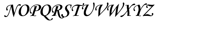 Monotype Corsiva Bold Italic Font UPPERCASE
