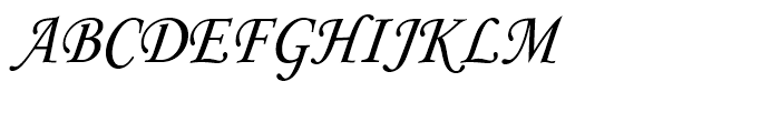 Monotype Corsiva Italic Font UPPERCASE