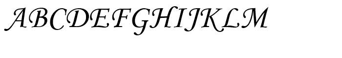 Monotype Corsiva Regular Font UPPERCASE