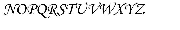 Monotype Corsiva Regular Font UPPERCASE