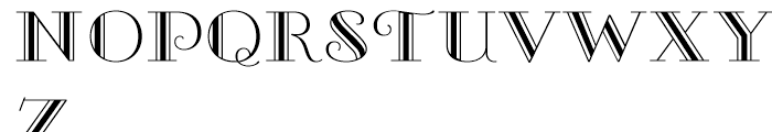 Monotype Gallia Regular Font UPPERCASE