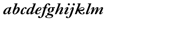 Monotype Garamond Bold Italic Font LOWERCASE