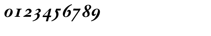 Monotype Garamond Expert Bold Italic Font OTHER CHARS