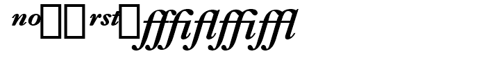 Monotype Garamond Expert Bold Italic Font UPPERCASE