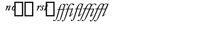 Monotype Garamond Expert Italic Font UPPERCASE