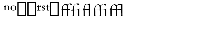 Monotype Garamond Expert Font UPPERCASE