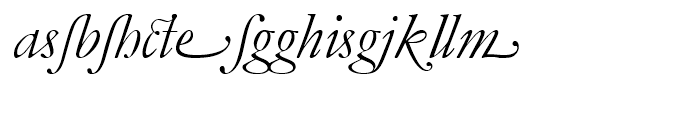 Monotype Garamond Swash Font LOWERCASE