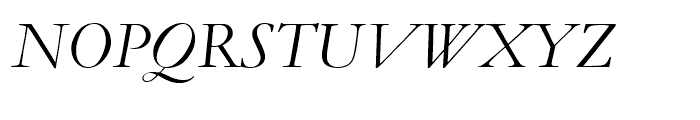 Monotype Garamond WGL Italic Font UPPERCASE