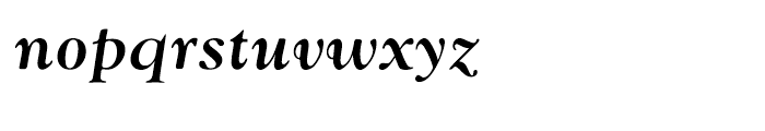 Monotype Goudy Bold Italic Font LOWERCASE