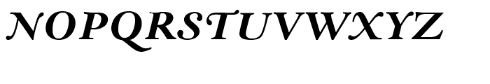 Monotype Goudy Modern Bold Italic Font UPPERCASE
