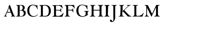 Monotype Goudy Modern Regular Font UPPERCASE