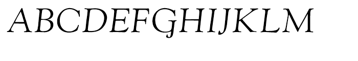 Monotype Goudy Old Style Italic Font UPPERCASE