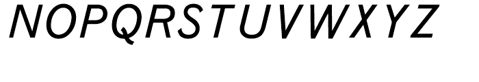 Monotype Grotesque Italic Font UPPERCASE